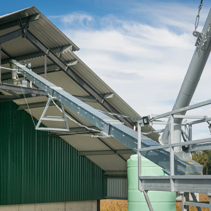 Emelkedő láncos szállítók